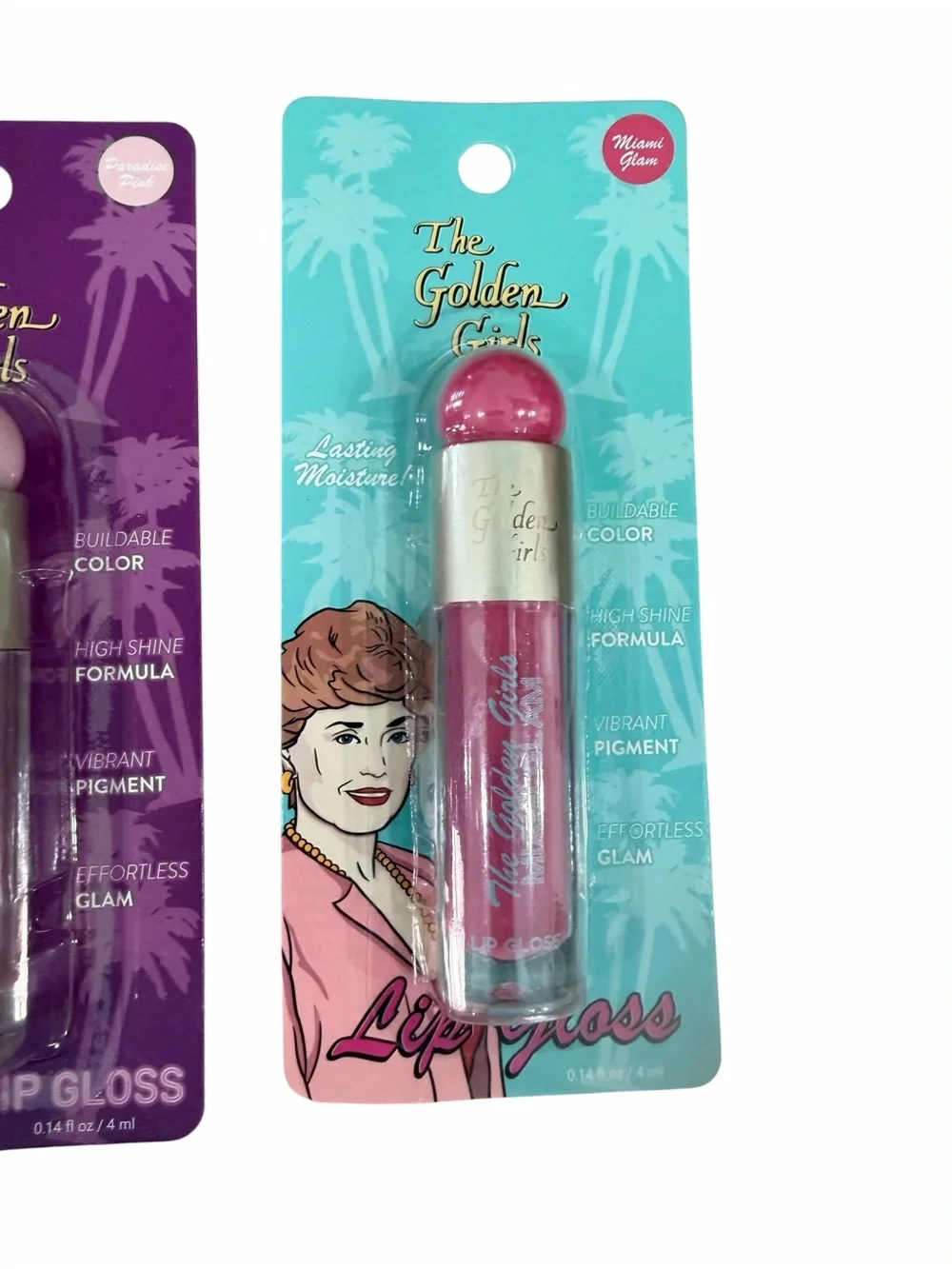 The Golden Girls Lip Gloss Set - Pink, Purple, Coral, Mauve